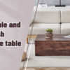 39.3*23.6*12 Inch Walnut Wood Grain MDF Coffee Table - Luxurious Design, Perfect Living Room Accent.Fashion texture design coffee table, suitable for various situations and scenes.