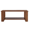 Modern and practical walnut textured coffee tables , tea tables. The double layered coffee table is made of MDF material. Suitable for living room  43.3"*21.6"*16.5"  CT-16