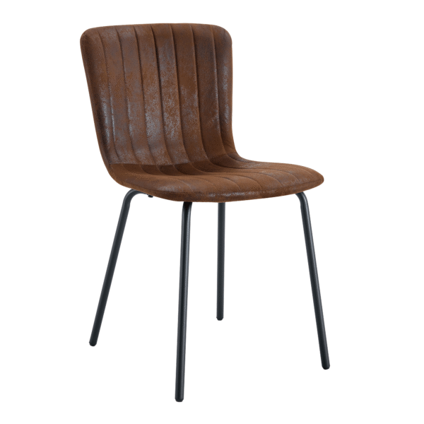 e1abc51a61744307bb2af72557a38947_cba7e44097299bf613a68744917ba02b Luxury Minimalist Chairs - A set of 4 high quality dining chairs with black metal legs. The integral metal leg structure is suitable for various interior decoration styles.