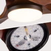 52" YUHAO Farmhouse Rustic  LED Ceiling Fan with Remote Control