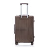 20"/24"/28" 3 pcs/set in ABS Spinner Wheel Luggage, Carry on Suitcase, Matching Color, TSA Combination Lock (Brown)