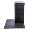 76-Pack 11.42"x11.42" Interlocking Deck Tiles - 68.80 Sq.Ft 3D Wood Grain Plastic Flooring for Outdoor Use , Waterproof & Moisture-Proof Patio Tiles , All-Weather Use & Easy Snap-Together Installation