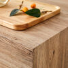 Light Wood Texture MDF Coffee Table - Simple Modern Style.Modern MDF coffee table with wood texture pattern -39.3x23.6x11.8 inches - stylish and durable design.