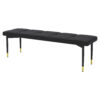 Table and chair set.63*31.5 Inch Pandora Pattern Sintered Stone Dining Table Set,MDF material OC shaped bracket,Paired With 2 Benches,A Choice of Subtle Luxury for Modern Homes.