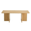 A modern and practical wood colored coffee table. The coffee table is made of medium density fiberboard material and is suitable for living rooms, bedrooms, and study rooms. CT-2O
