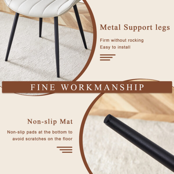 e95b9f32ab0a422fa317930cc2e6b1a5_94df6780ea9ec299fc651339ef6af1f8 Table and chair set.Modern Black Marble Pattern MDF Dining Table Set-55"x31.4" with 4 Extended Seat Cushion PU Dining Chairs.Light Gray Cushion.Iron Pipe Spraying Chair Legs.