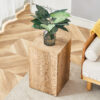 Elevate your living space with this modern MDF coffee table that showcases smooth, light wood color texture patterns. It is characterized by stylish design.12*12*19.6,W1151P188001