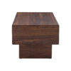 Modern Simple Walnut Colored Texture Sticker MDF Coffee Table - 43.3"x21.6"x17.2" Practical Model.Making it an ideal addition to any living room or apartment.
