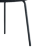 Luxury Minimalist Chairs - A set of 4 high quality dining chairs with black metal legs. The integral metal leg structure is suitable for various interior decoration styles.