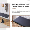 Black shoe changing bench silver metal legs,  sofa bench dining chair, suitable for bedroom fitting room, storage room, dining room, and living room. ST-005