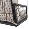 TREXM 1-Piece Woven Rope Outdoor Swing Sofa with Soft Cushions Seating 2 for Patio, Courtyard and Balcony (Beige)