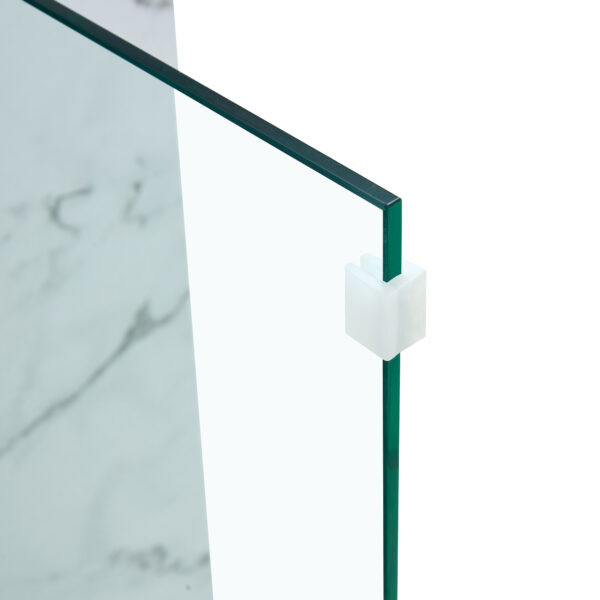 ee0678f2769c4c7fa38b617b5180281a_505fe51554d1a3aada242f2961af8206 43.3"x23.6" White Marble-Patterned MDF Coffee Table with Tempered glass legs.Suitable for Living Room.It can be used not only as a coffee table but also as a side table or display stand.