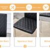 Grid armless high backrest dining chair, black chair and 6-piece set of electroplated metal legs, office chair. Suitable for restaurants, living rooms, kitchens, and offices.W115163430  0924