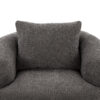 360° Swivel Chair, 38.2" Accent Chair Sofa, Upholstered Swivel Barrel Sofa Chair with a Throw Pillow for Living Room, Bedroom, Office and Hotel, Grey
