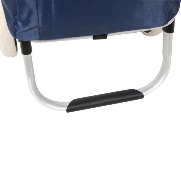 f05b2a98c77644e0bdc770b0f0e162b3_661d51e0fdd46737d4104150548295b8 Shopping Trolley with Wheels,Trolley Black Foldable Shopping Cart,Removable Shopping Oxford Waterproof Bag,Blue
