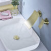 Wall Mount Widespread Bathroom Faucet