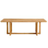 Chinese style log wind Imitation rattan tea table rectangular solid wood coffee  table small family living room tea table