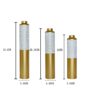 Floor metal vase modern style decoration home droplet shaped white metal vase 3-piece set gorgeous home decoration large glazed metal vase