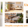 Large modern rectangular table with 0.4 inch patterned tabletop and large MDF table legs, suitable for kitchen, dining room, and living room 71 "* 35.4" * 30 "  1546