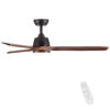 52" YUHAO Farmhouse Rustic  LED Ceiling Fan with Remote Control