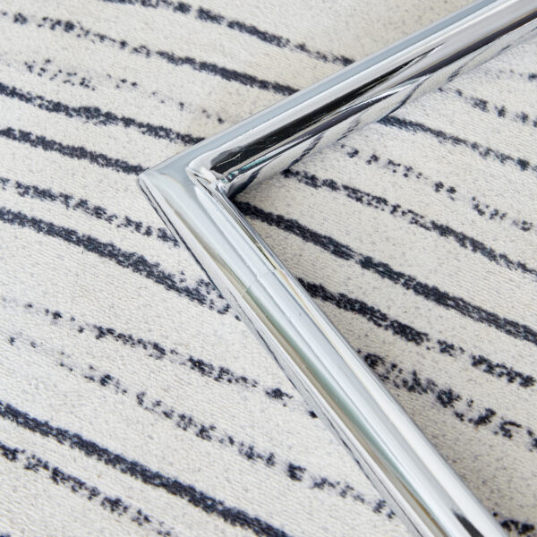 f69f3a2a72404aba8f2625913ee7b2c3_5b1faa48ff5b493cfd3fbcf91a97aaa0 Table and chair set.63"x31.5x30" Black Marble-Patterned Slabs Tabletop with Stainless Steel Butterfly Legs.Paried with 6 Black high-quality PU chairs with silver metal legs.