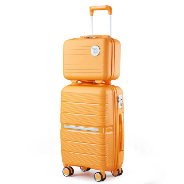 f70e381e2a9e46f5a6c97b2f892151b1_20240220_ca27046dee22d9880ab2108885674e95 Luggage Sets 4 Piece(14/20/24/28) PP Lightweight & Durable Expandable suitcase