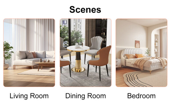 f876d24dc1e342649f301b0d180974de_20240321_82b422989649a3e5595736324a0c219d A modern minimalist style coffee table. Transparent tempered glass tabletop with wooden MDF columns. Suitable for living room and dining room. CT-V