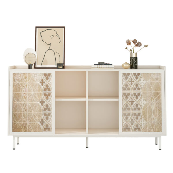 f8b08b6ba9eb42f9af0dd74c5a6dfbff_3b6b13506bea5dc10d071defeaa5cf3a Sicotas Mid Century Sideboard Storage Rustic Sliding Door Solid Wood Cabinet for Living Room Decorative TV Buffet and Storage for TV Stand,Sideboards,Accent Cabinets