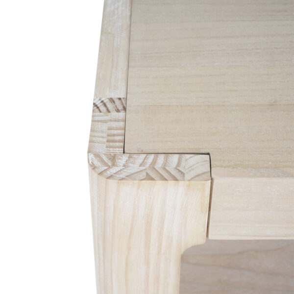 Mirod Modern Farmhouse Console Table,Elegant Minimalist Design with Premium Wood Veneer and Rounded Corners