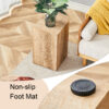 Elevate your living space with this modern MDF coffee table that showcases smooth, light wood color texture patterns. It is characterized by stylish design.12*12*19.6,W1151P188001