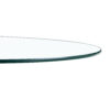 A 35-inch diameter glass top and a modern, minimalist round dining table with gold metal legs. Ideal for dining rooms, living rooms and meeting rooms.