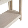 Mirod Modern Farmhouse Console Table,Elegant Minimalist Design with Premium Wood Veneer and Rounded Corners