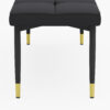 Table and chair set.Modern Black Marble Pattern MDF Dining Table Set - 55"x31.4" with 4 Extended Seat Cushion PU Dining Chairs and 1 Bench,A Choice of Subtle Luxury for Modern Homes.