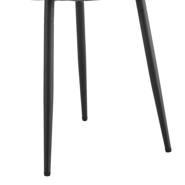 Table and chair set.71*35.4 inch White And Black Spliced Dining Table With Storage Function In The Middle Of The Table Legs.Paired With 6 Light Gray Linen Fabric Chairs.