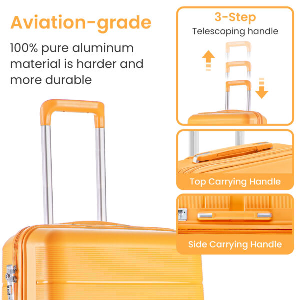 ffcd0aeeec404d25aadbedab2d2c1720_e8c59fbbd30a2b26805feb99a974f200 Luggage Sets 4 Piece(14/20/24/28) PP Lightweight & Durable Expandable suitcase
