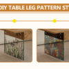Multifunctional Lift Top Coffee Table -Light Wood Color Grain Sticker, Essential for Modern Homes.Tempered Glass Legs,Lift Top Feature.Perfectly Fitting Into Living Rooms And Office.