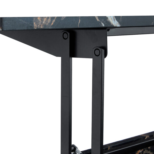 01637a5dd0fc4769802d60ccb3d0ba3d_5c62f07b6cff62d0b3bf614a9604fde0 Multifunctional Lift Top Coffee Table -Black Marble Pattern, Essential for Modern Homes.Tempered Glass Legs,Multiple Color Options,Lift Top Feature.Perfectly Fitting Into Both Living Rooms And Office.