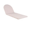 Outdoor Chaise Lounge Chair, Acacia wood Pool Chair with Adjustable Backrest and Cushion, Outdoor Lounge Chair for Beach, Yard, or Poolside (Beige rope)