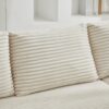 106" Cloud Sectional Couch L-Shape with Right Facing Chaise(Single Seat is not included),Deep Seat Modern Modular Sofa for Living Room,No Assembly Required,Beige (Plush Corduroy Fabric),SF502BG-RFC