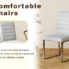 4-Pack - Heavy-duty chairs set: 2.1" thick cushion, iron frame, perfect for home or office. Classic colors, great value