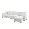 119*55" Modern Oversized Sectional Sofa,L-shaped Luxury Couch Set with 2 Free pillows,5-seat Chenille Indoor Furniture with Chaise for Living Room,Apartment,Office,2 Colors