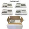 12*12 Waterjet marble,White Grey 2 color, natural marble, for floor and wall,polished marble tile, natural stone, genuine marble, real marble, 1 box each pattern 4 pcs