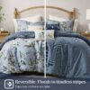 7PCS Queen Vintage Floral Comforter Set