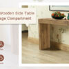 Elegant Natural Wood Grain Bar Table-50 Inches Long, a Practical Choice for Modern Homes.Wood Grain Texture Sticker,Equipped With Two Drawers.Serving As A Bar Table Or A Desk.