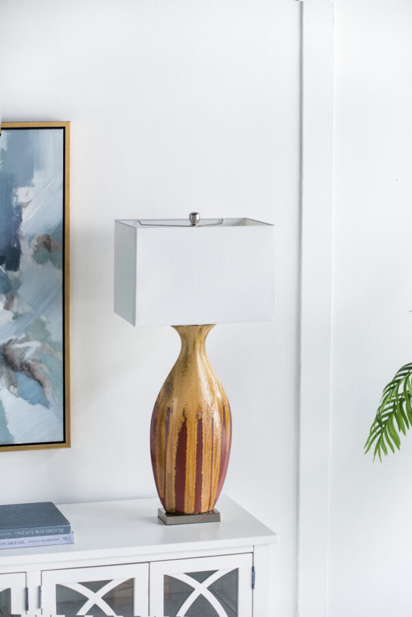 16x10.5x36" Ceramic Table Lamp