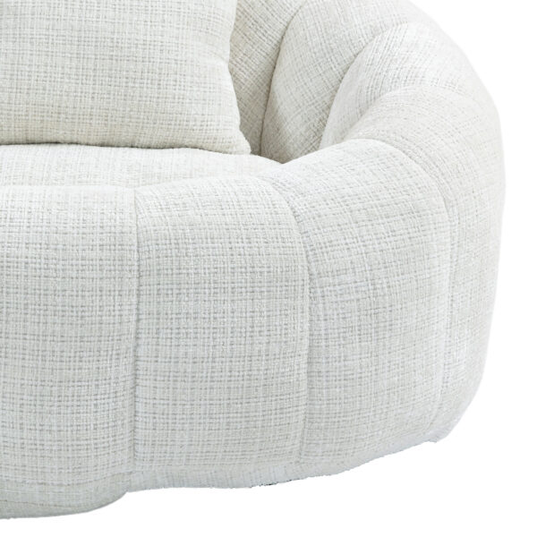 Bean Bag sofa Lazy Sofa Durable Comfort Lounger High Back Bean Bag Chair Couch for Adults and Kids, Indoor & Outdoor, Accent Floor Soft Lounge Chair  (Beige chenille)
