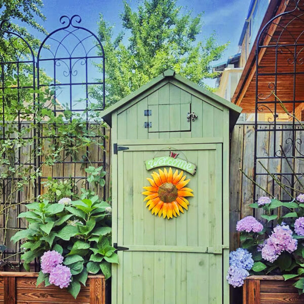139d537d195e4478880a77b116cfcab8_20230217_8d2a0715df4f17c3fb835c267968d269 4 Pack Metal Garden Trellis 86.7" x 19.7" Rustproof Trellis for Climbing Plants Outdoor Flower Support Black