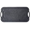 Pre-Seasoned Cast Iron Reversible Rectangular Grill/Griddle, Black,20inch x 10inch