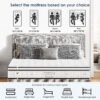 Full Size Mattress,12 Inch Hybrid Mattress, Individually Pocketed Innerspring, Medium Firm