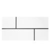 U-Can 47.2''-72.7'' Extendable Coffee Table, Multi-Functional Coffee Table with High-Gloss Finish, Coffee Table with 2 Hidden Storage Space and 2 Drawers for Living Room
